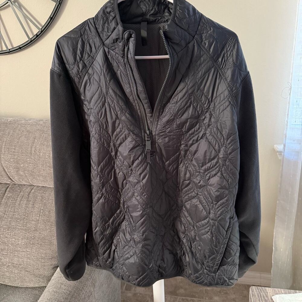 Fabletics pullover pocket puffer jacket - image 1